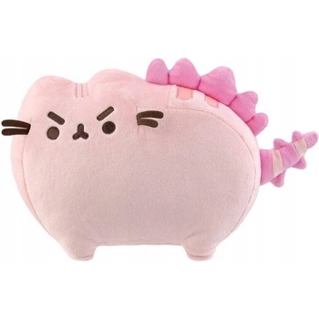 PUSHEEN DINOSAURUS růžový s hrozivou minou 20XPUSHEENOSAURUS DRAK 29 cm