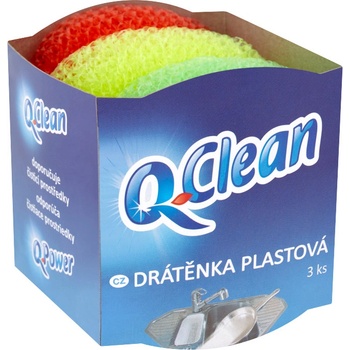 Qclean Drátěnka pvc 3ks 710208