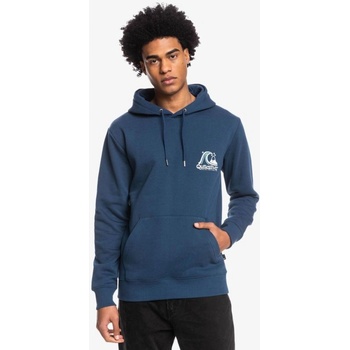 Quiksilver mikina ROLLING CIRCLE HOOD modrá