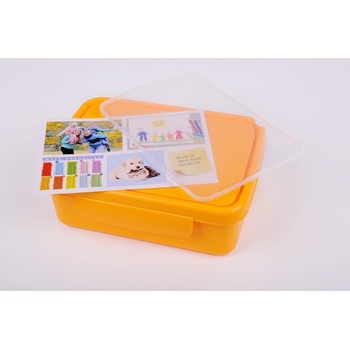 R&B Mědílek Zdravá sváča komplet box žlutá