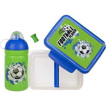 R&B set box a lahev Fotbal 500ml