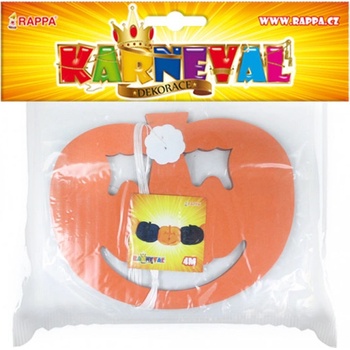 RAPPA girlanda papírová Halloween dýně 4 m