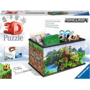 Ravensburger 3D Puzzle 112869 Úložná krabice Minecraft 216 dílků