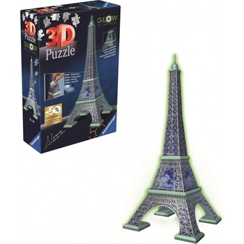 RAVENSBURGER 3D puzzle Eiffelova věž Svítící 224 ks