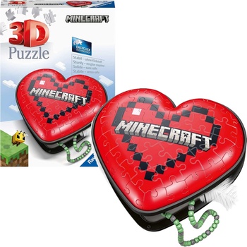 RAVENSBURGER 3D puzzle Srdce Minecraft 54 ks