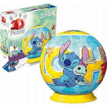 RAVENSBURGER 3D Puzzleball Disney: Stitch 72 ks