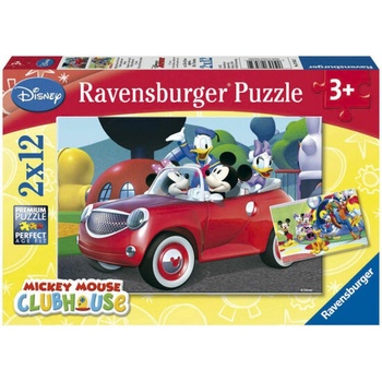 Ravensburger Mickey Mouse s přáteli 2 x 12 dílků
