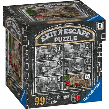 RAVENSBURGER Únikové EXIT Strašidelné sídlo 6: V garáži 99 dílků