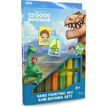 Red Castle Pískování obrázků 2 v 1 Hodný dinosaurus