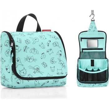 Reisenthel toaletní taška kids cats and dogs mint