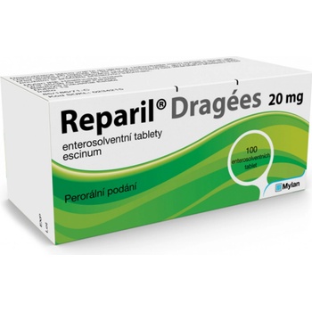 REPARIL- DRAGÉES POR 20MG TBL ENT 100