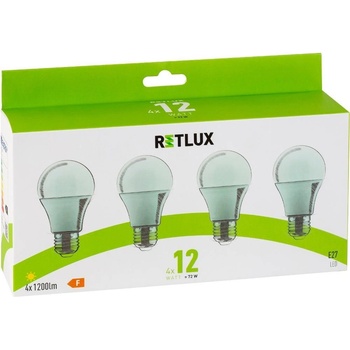 Retlux REL 33 Sada LED žárovek Classic E27 A60 teplá bílá
