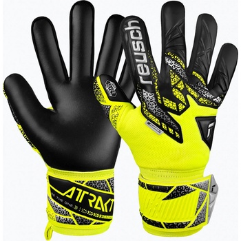 Reusch Attrakt Silver safety yellow/silver/black