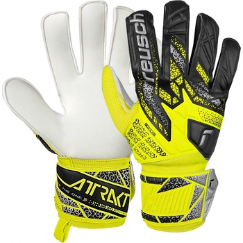 Reusch Attrakt Solid žlutá/stříbrná UK 11
