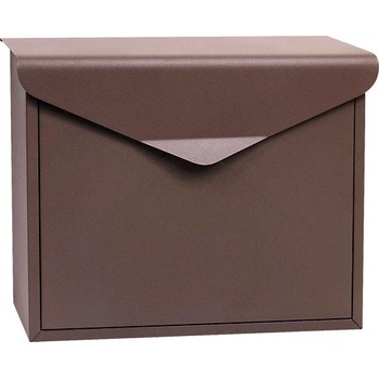 Richter Ocelová poštovní schránka BK.57.HM se zvýšenou odolností pČervenái dešti, barva hnědá matná