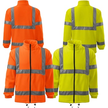 Rimeck HV Fleece Jacket Fleece unisex fluorescenční žlutá