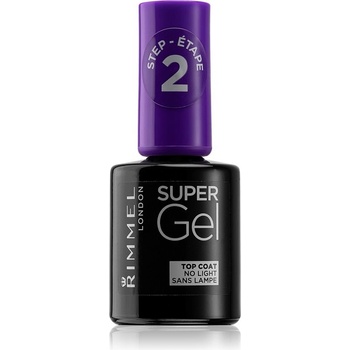 Rimmel London 60 Seconds By Rita Ora vrchní ochranný lak na nehty s leskem 12 ml