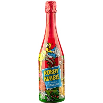 Robby Bubble Nealkoholický perlivý nápoj jahoda 0,75 l