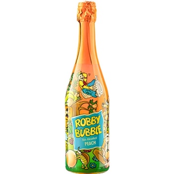 Robby Bubble šumivý nápoj broskev 0,75 l