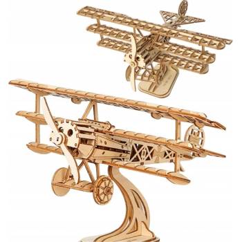 Robotime dřevěné 3D puzzle Historické letadlo TG301 145 ks