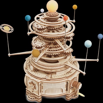Robotime Rokr 3D dřevěné puzzle Sluneční soustava 316 ks