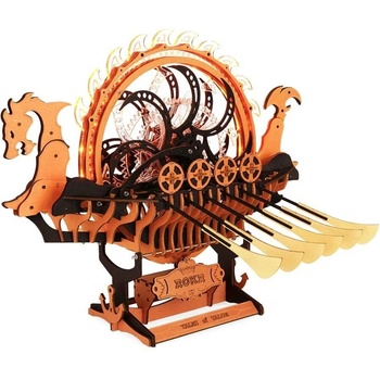 ROBOTIME Rokr 3D dřevěné puzzle Vikingská dračí loď 229 ks