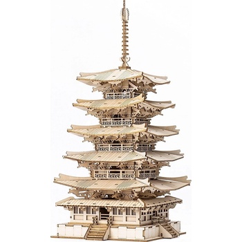 Robotime Rolife 3D Dřevěná Pagoda TGN02 275 ks