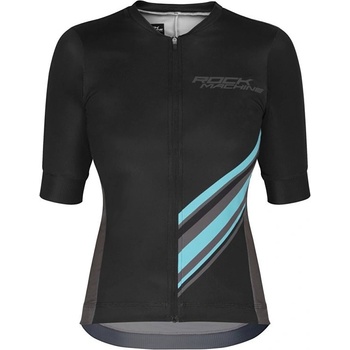 Rock Machine Catherine Pro krátký rukáv černo/šedo/modrý dámský