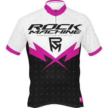 Rock Machine Flash bílá-černá-růžová dámský