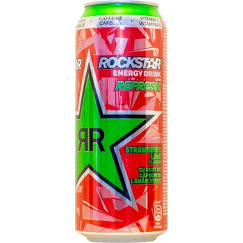Rockstar Refresh Strawberry Lime 500 ml