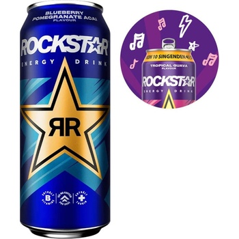 Rockstar XDurance Blueberry 0,5l