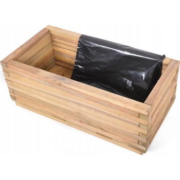 Rojaplast Květináč Maxi dřevěný 100 x 50 x 40 cm přírodní borovice