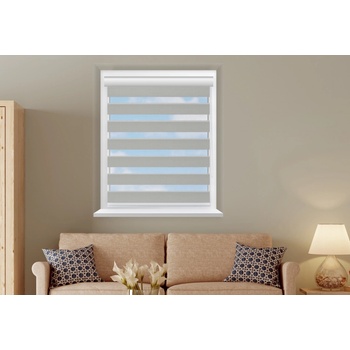 Rolux Vnitřní látková roleta den a noc Šedá BH3404 70 x 120 cm