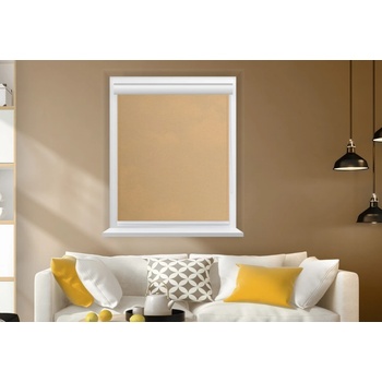 Rolux Vnitřní zastiňující látková roleta Color hit Pískově Hnědá BERLIN 0815 60 x 120 cm