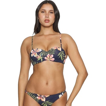Roxy Into The Sun Mold Bandeau BSP6/Mood Indigo Tropical Depht