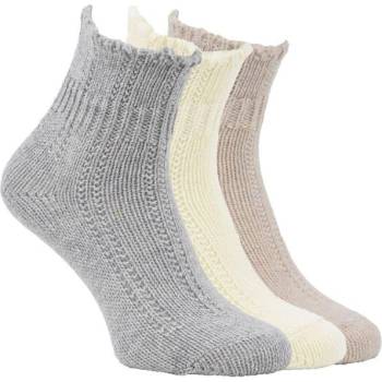 RS dámské pletené teplé vlněné zdravotní ponožky s Alpakou mix