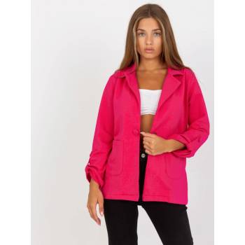 Rue Paris sako RV-MA-8071.19P-tmavá lila Fuchsie