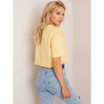 RUE PARIS Tričko 193-TS-20Y-1036.13P světle žlutá
