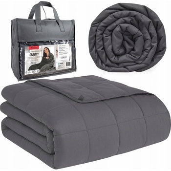Ruhhy 19532 Zátěžová přikrývka antistresová 8 kg šedá 150x200