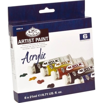 Sada akrylových barev Royal & Langnickel 6 dílná