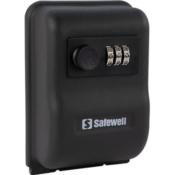 SAFEWELL Schránka na klíče černá