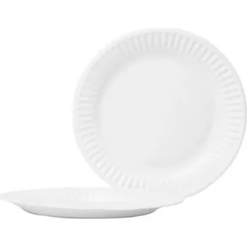 SAHM Papírové talíře mělké 23cm 100002418