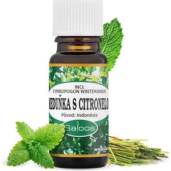 Saloos esenciální olej Meduňka s Citronelou 10 ml