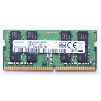 Samsung DDR4 2666MHz 16GB SODIMM CL19 M471A2K43DB1-CTD