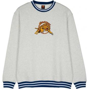 SANTA CRUZ mikina Salba Tiger Simplifed Front Athletic Heather