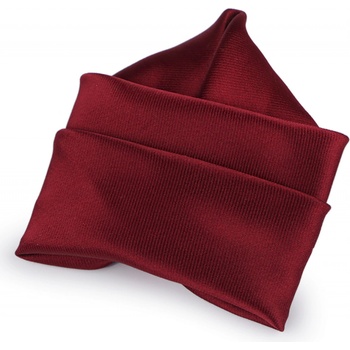 Saténový kapesníček do saka v krabičce 3 bordó sv.