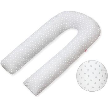 Scamp Těhotenský polštář tvar U Little Heart Grey