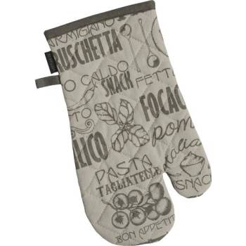 SCANquilt chňapka RUKAVICE DEKORO ristorante béžová 14 x 31 cm