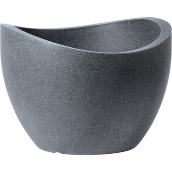 Scheurich Květináč 250 černý granit 30 cm