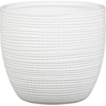 Scheurich květináč 866 Panna 25 cm matná bílý